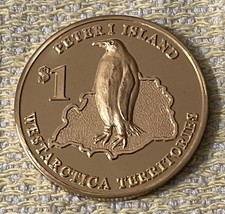 GRAND DUCHY OF WESTARCTICA TERRITORIES PETER I ISLAND 2011 $1 DOLLAR COIN picture