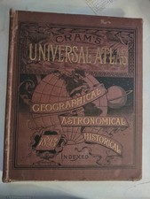 Cram's Universal Atlas 1893,Historical World MAPS Columbian Exposition Illus. ** picture