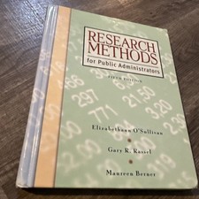 Research Methods for Public Administrators by Maureen Berner, Gary R. Rassel and picture