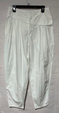 1980's vintage FORENZA white high waisted baggy new wave tapered leg pants picture