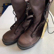 New Belleville 330 ST Wet Weather Brown Steel Toe Flight Boots Men’s 7.5W picture