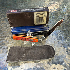 Case XX 6185 SS Spear point blade Chestnut jigged bone; doctor’s knife - 2003 picture