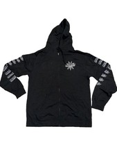 2019 Slipknot Knotfest Roadshow Zip Up Hoodie Blk Size Large picture