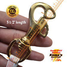 Vintage Solid Brass 3 1/2