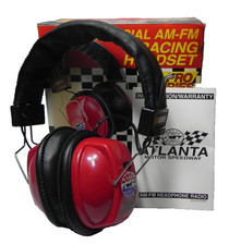 Vintage 1998 SUPER RARE NASCAR Atlanta Motor Speedway AM-FM Radio Racing Headset picture