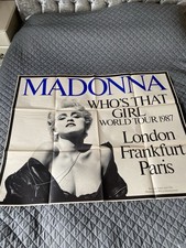 Madonna Tour Poster 1987 Who’s That Girl - Immaculate Condition picture