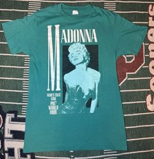 1987 Madonna Who’s That Girl Tour Vintage Shirt picture