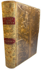 Antique 1879 Voyage In The Sunbeam Jules Verne Era Adventure Book Gilt Leather picture