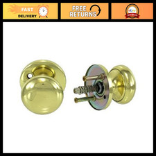 Solid Brass Door Knob & Rose Set - Durable Hardware for Home Improvement picture