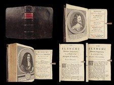 1661 Charles II English Civil War 1ed Elenchi Motuum Numperorum George Bate RARE picture