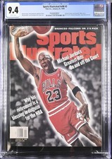 MICHAEL JORDAN RARE Chicago Bulls Sports Illustrated Newsstand 1999 CGC 9.4 picture