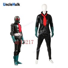 Kamen Rider 1 Cosplay Undersuit ith Gloves Scarf Halloween Comic con Cool Gift picture