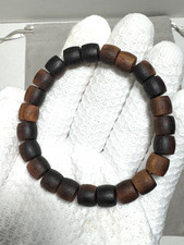 Burmese Myanmar Wild Jiang Zhen Xiang Straight Cut Bead Bracelet 9*10mm Honey picture