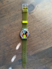 Vintage 1991 Swatch NEW Stream GK146 Watch with Original Case picture