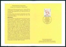 GERMANY MINISTER CARD 2000 GERMAN FAMOUS WOMEN KÄTE STROBEL POLITICS RARE ib31 picture