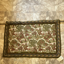 Semi Antique Hand Knotted French Tapestry 34x51 Appraised at $953 picture