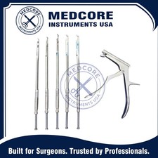 Interlaminar Kerrison Rotating Rongeur Set Spine Surgery Orthopedic Instruments picture