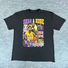 VTG Los Angeles Lakers Shirt Mens XL Shaq Kobe Three Peat Streetwear LA Y2K picture