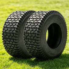 2X 15x6.00-6 Lawn Mower Tires 15x6x6 Turf Tire 15x6-6nhs 4PR Tubeless Heavy Duty picture