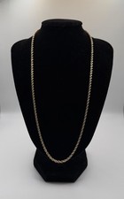 Real 10K Yellow Gold 3mm Rope Chain 19in picture