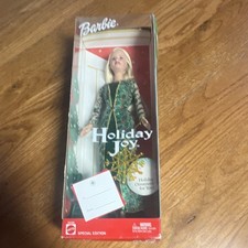Barbie Holiday Joy Special Edition Christmas Fashion Doll 12in 2000 MPN 56286 picture