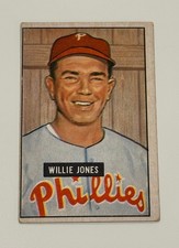 1951 Bowman #112 Willie Jones Philadelphia Phillies picture