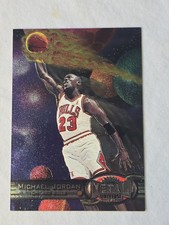 SkyBox 1997-98 Metal Universe Michael Jordan Chicago Bulls #23 - RARE - WOW  picture