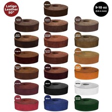 ELW 9-10 oz (3.6-4mm) Latigo Leather Straps Belt Grade 50