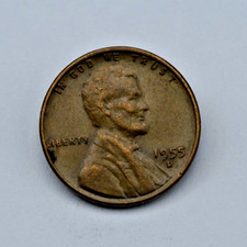 1955-D Lincoln Wheat Cent Penny US Mint Denver 1C picture