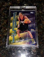 Allen Iverson Gary Payton 1998-99 Topps East West #EW9 Legends HOF Rare SP picture
