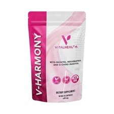 VitalHealth+ V-Harmony Myo-Inositol D-Chiro Inositol Resveratrol 60 Caps 605mg picture