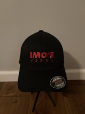 Imo's Pizza St Louis Missouri Black FlexFit Hat Cap - Adult Small/Medium - New picture