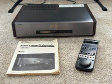 Vintage Sony SLV-R5UC HIGH END SVHS Video Cassette VCR SERVICED WORKING READ picture