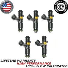NEW 5X OEM Siemens Fuel Injector BEETLE 06-07 L5-2480cc 2.5L F/I Vin BPS and BPR picture