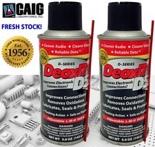 2 PK DeoxIT D5S-6-LMH Can, LMH Spray Valve,5% Solution,5oz FRESH STOCK CAIG LABS picture