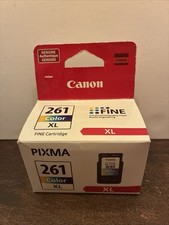 Genuine Original Canon Fine Pixma 261 XL Color Ink Cartridge New Unopened picture