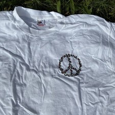Vintage Grateful Dead Parking Lot Bootleg Shirt, Roses Bones Peace Garcia XL picture