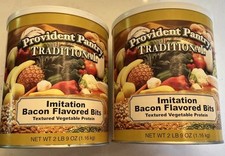 2 Provident Pantry Vegan Bacon ImitationFlavor Bit Freeze Dried  #10 Survival B1 picture
