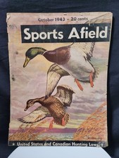 Sports Afield October 1943 - US and Canadian Hunting Laws / Moose in Canoe Count picture