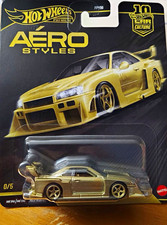 Hot Wheels Nissan Skyline GT-R BNR34 Aero Styles Chase Gold 1:64 Diecast picture