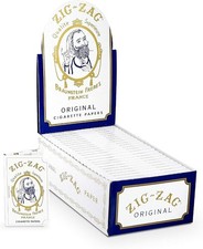 Zig-Zag Single Wide Rolling Papers Full Box W/Tracking *Best Price* No Tariffs picture