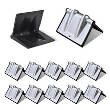 10Pcs Steel Edge Protector W/Rubber Edge Guard For Box Truck Cargo Shipping picture