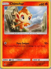 Pokemon TCG Chimchar 21/156 Ultra Prism Rev Holo NM picture