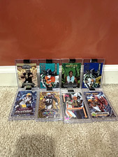 Wild Card mixed sports 8-card lot featuring multiple low, including several 1/1 picture