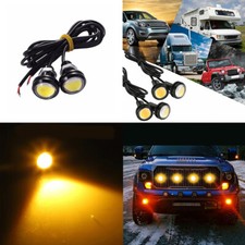 US 4 Pc LED Amber Grille Lights Kit Universal For Ford Truck SUV SVT Raptor picture