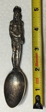 Rare Antique Sterling Co. Full-Figured Native American Circa (1890-1910) picture