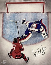 Connor Hellebyuck Signed 16x20 USA Hockey 2026 Olympic Gold Photo Fanatics picture