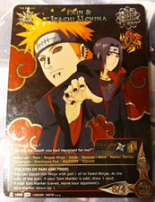Naruto CCG Set 20 Tales Of The Gallant Sage Pain And Itachi Uchiha LP Super Rare picture