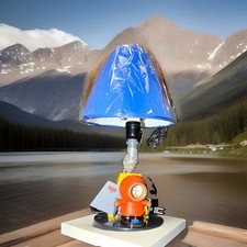 South Park Talking Kenny Lamp Table Lamp w/ Blue Shade, Corded, N7405 open box picture