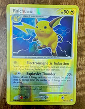 Pokemon TCG Raichu 15/123 Mysterious Treasures Reverse Holo 2007 picture